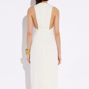 AQAQ Lexi high split maxi dress